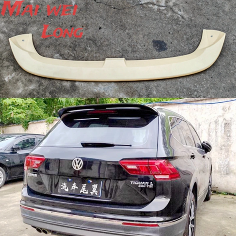 Alerón estilo fibra de carbono para Volkswagen Tiguan L 2018-2023