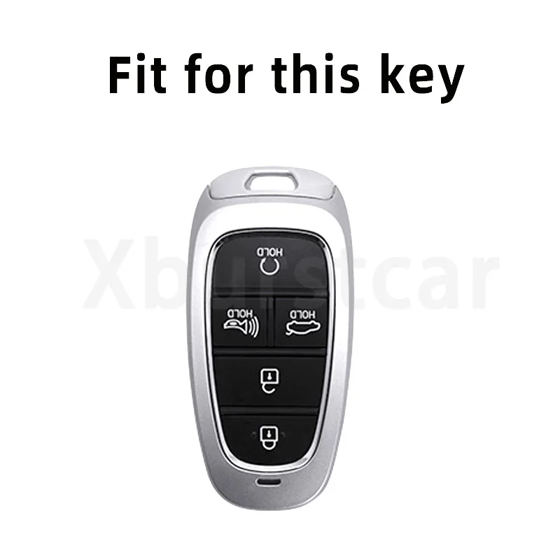 Funda de TPU para llave Hyundai con cinco botones