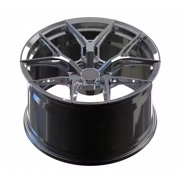 Llantas forjadas personalizadas monobloque de aluminio pulido a medida - imagen 3