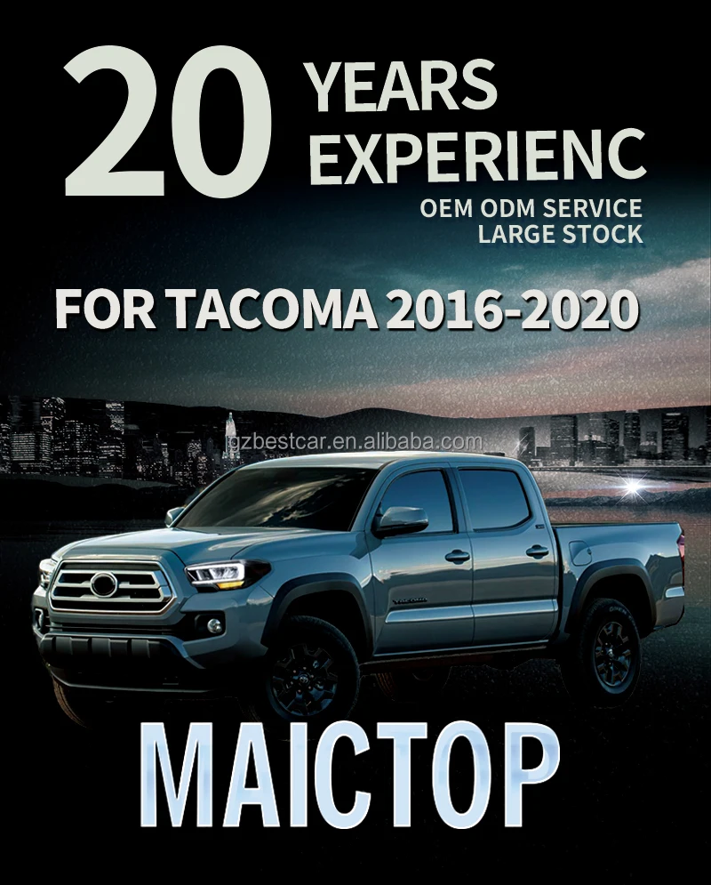 Faro LED instalado en Tacoma 2018