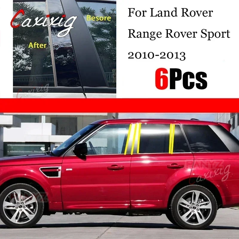 Postes de pilar negros brillantes para Range Rover Sport