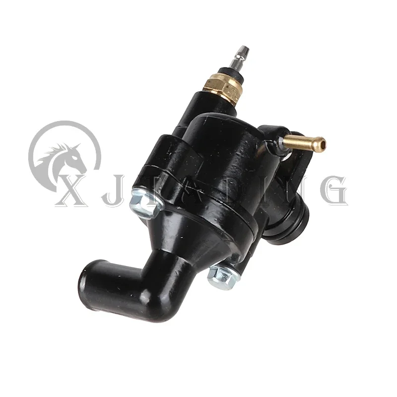 Interruptor de termostato instalado en radiador de motocicleta