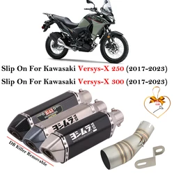 DB Killer de fibra de carbono para Kawasaki Versys-X 250/300 (2017)