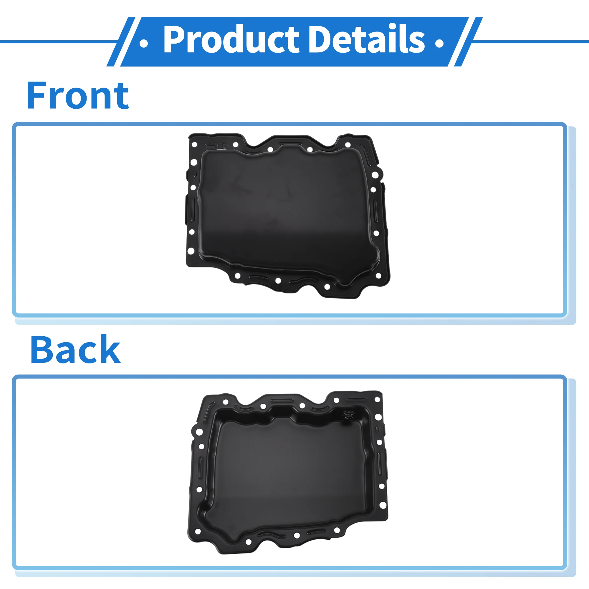 UXCELL 1 Uds No.12649936/12654316 cárter de aceite de motor para Chevrolet Malibu 2013-2015 hierro - imagen 3