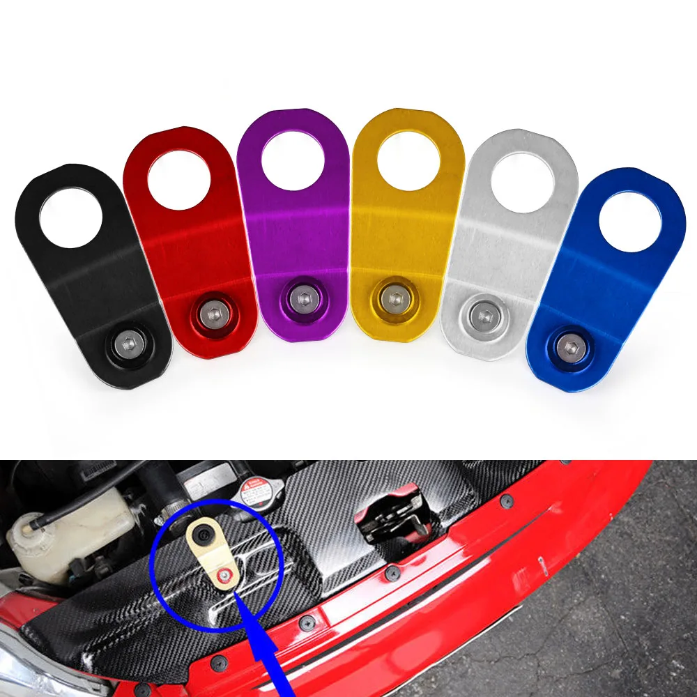 Soporte púrpura de aluminio para radiador de coche