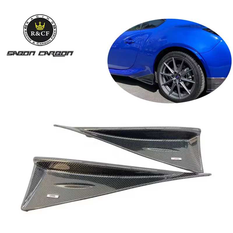 Faldones STI-P de fibra de carbono para Subaru BRZ y Toyota GR86 2022