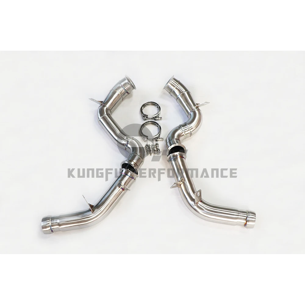 Bajantes SS304 KUNGFU PERFORMANCE V3.2 para Mercedes AMG E63 W213 M177 - imagen 3