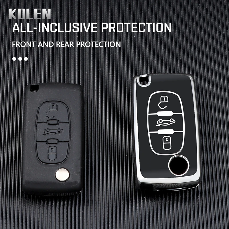 Funda protectora de TPU para llave Peugeot y Citroën - imagen 5