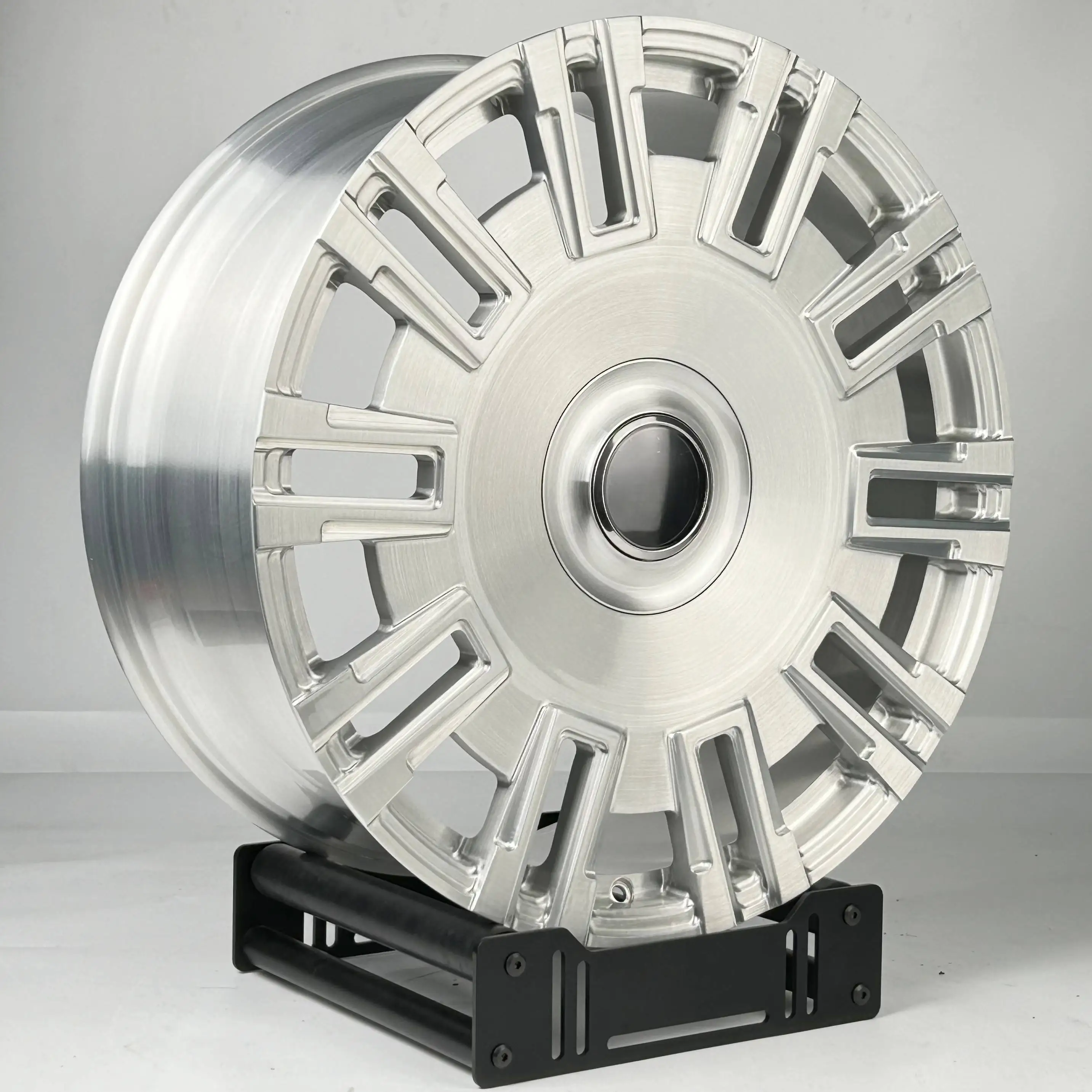 Ruedas forjadas de 5x120 para Range Rover Sport vogue L405 L460 L322 20 21 22 23 llantas de 24 pulgadas ruedas de aleación con cara de máquina plateada 10J - imagen 3