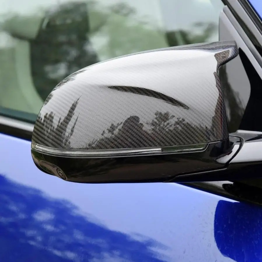 Carcasas de retrovisor M Look en fibra de carbono para BMW X3/X4/X5/X6 - imagen 4