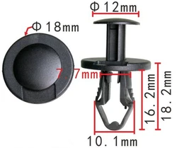 112803400B Extensiones de clip para Tesla - placa protectora del chasis