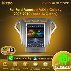 Radio multimedia Hizpo Android 13 9,7' 2DIN – Ford Mondeo Mk4 2007‑201