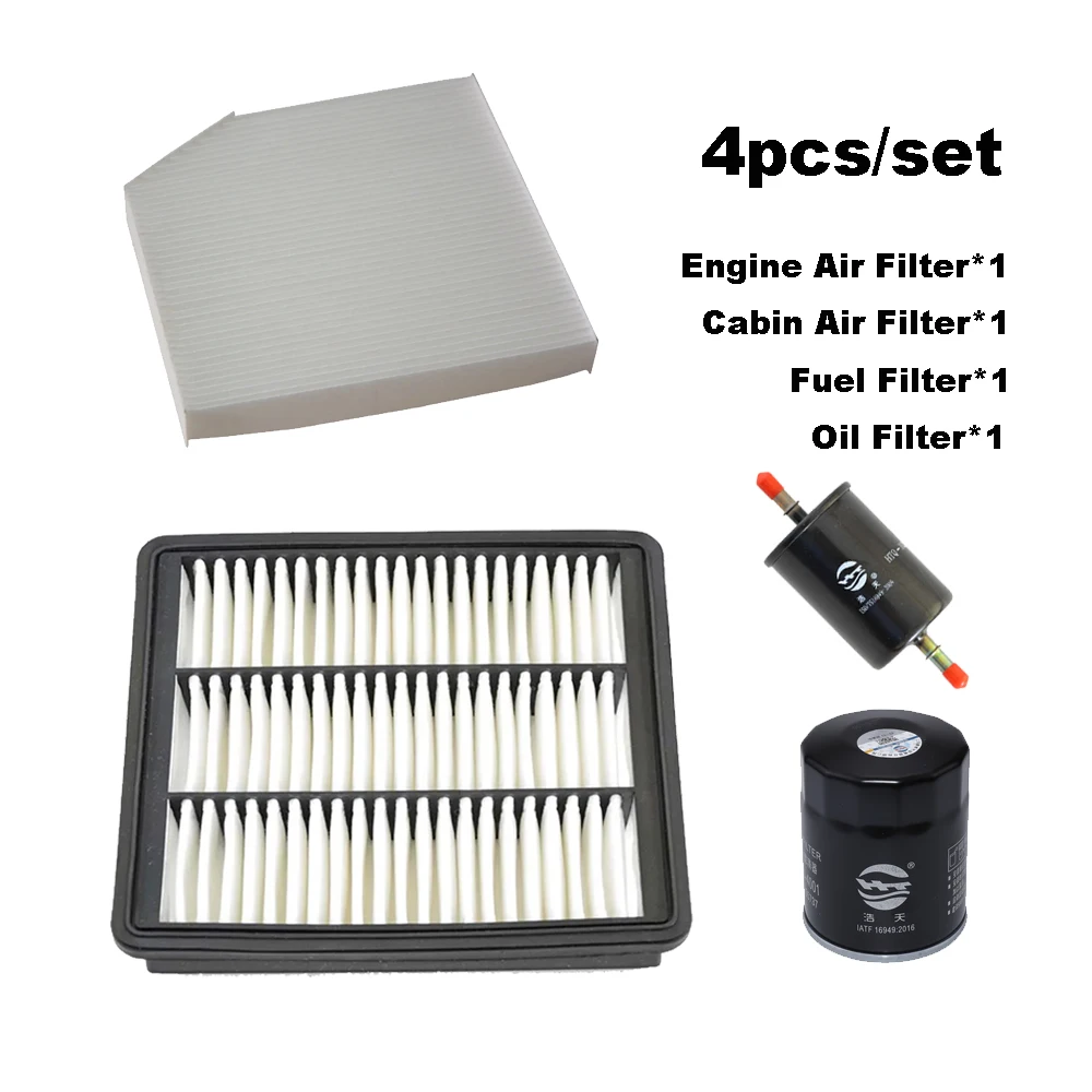 Kit de filtros Great Wall Hover H2 1.5T: aire, aceite y habitáculo