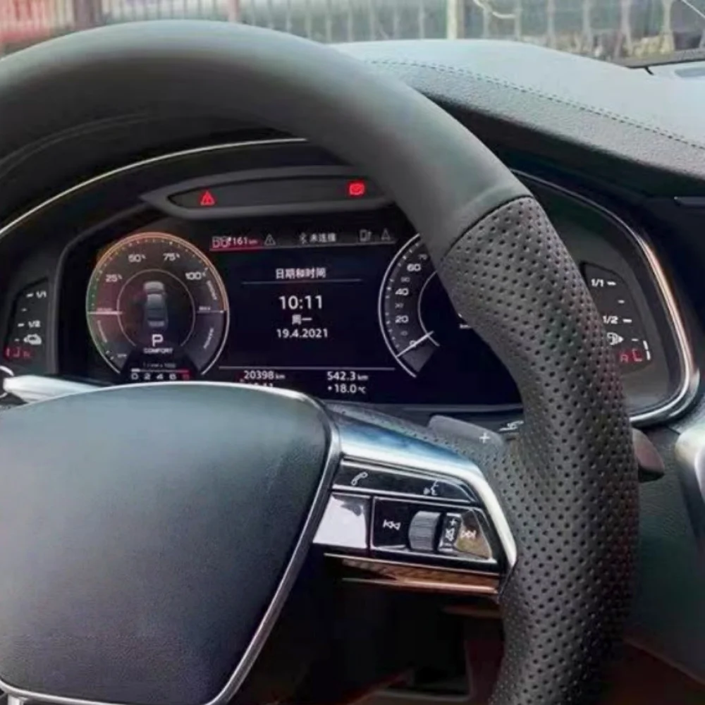 Audi Cubierta de volante trenzada para A1-A8, TT, R8, Q3-Q8 - imagen 2
