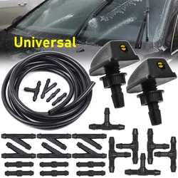 Boquilla limpiaparabrisas con conector tubo manguera para coche