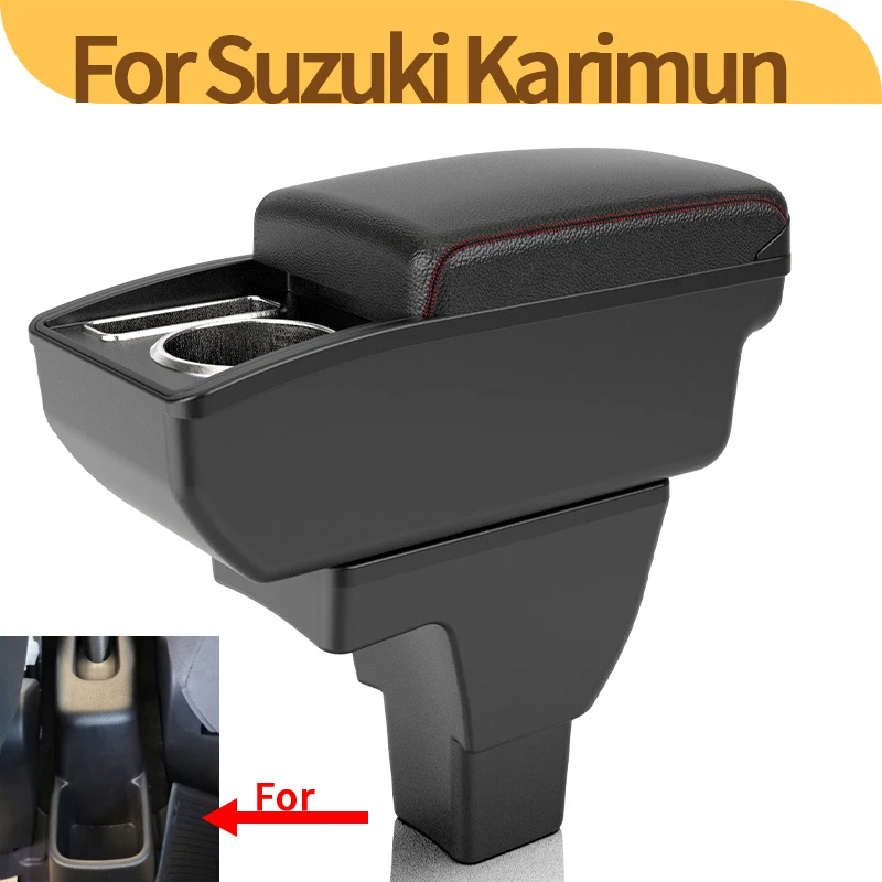 Reposabrazos Suzuki Karimun con almacenaje, portavasos y USB