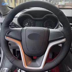 Funda volante cuero perforado negro – Chevrolet Malibu Camaro Aveo 2011-2018