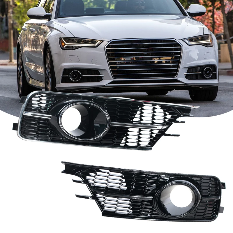 Parachoques Delantero Audi A6 C7 2016-2018 con Faro Antiniebla