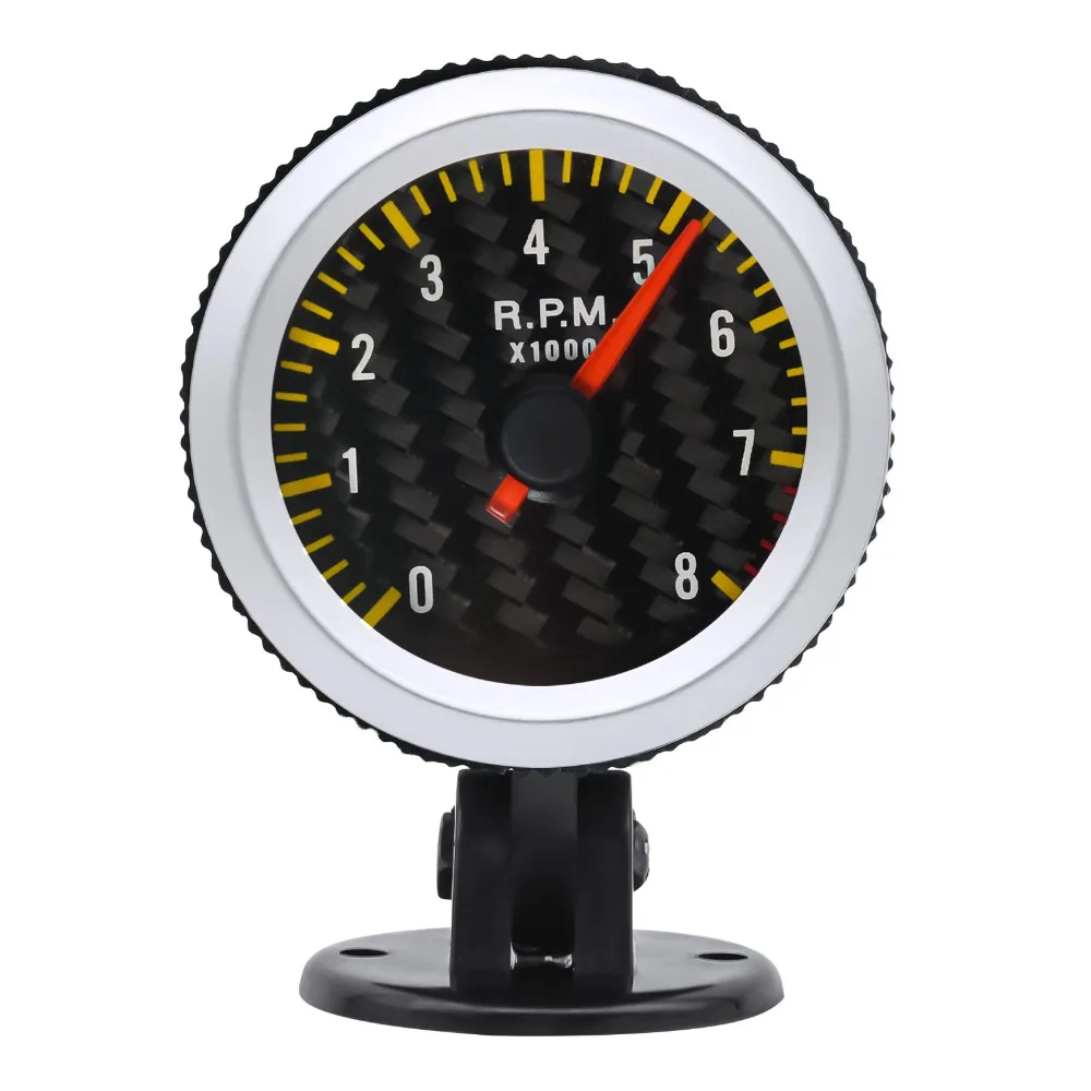 Tacómetro de RPM para gasolina con luz de fondo roja - imagen 2