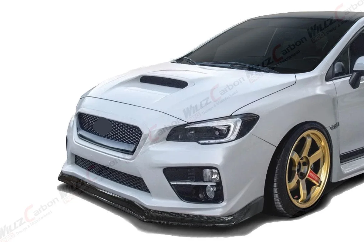 Labio delantero de fibra de carbono para Subaru WRX STI 2015-2017 - imagen 2