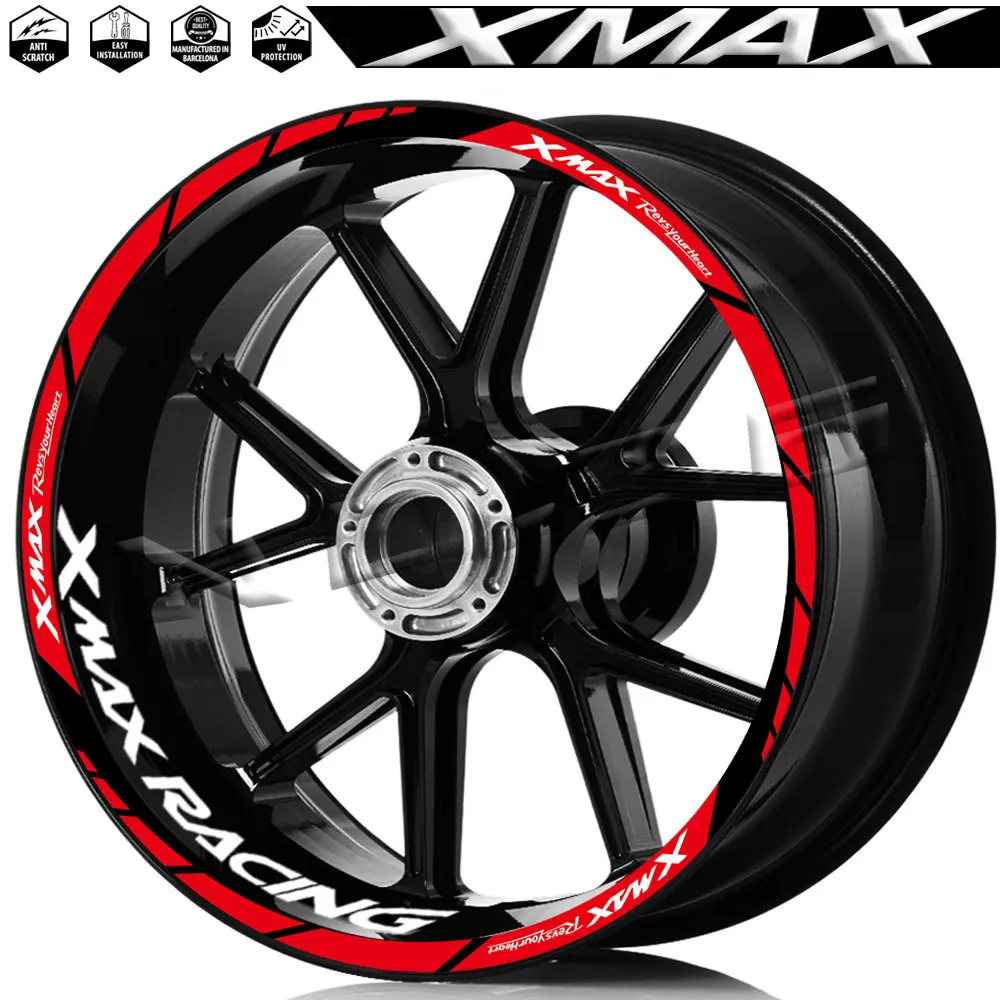 Cinta reflectante para llanta Yamaha XMAX 125, 250 y 300 - imagen 2
