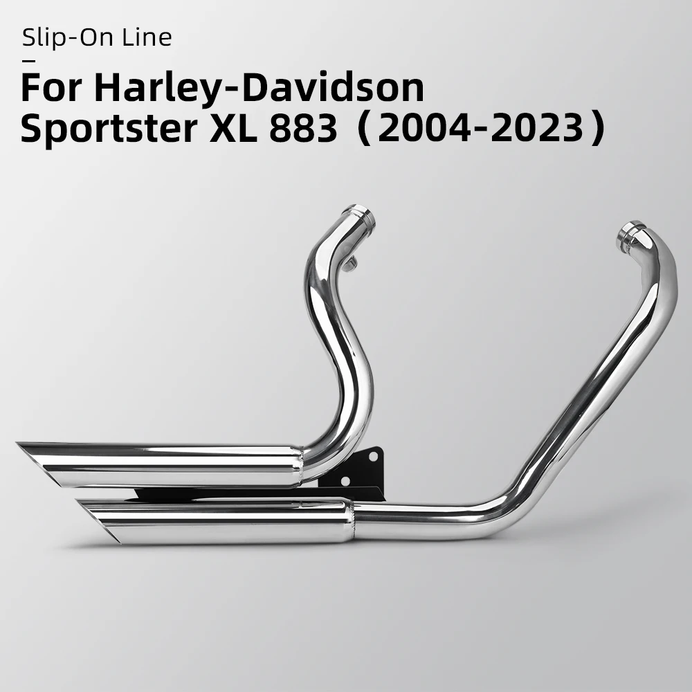 Silenciador escape inox Harley 883 XL48 1200 2005-2018 - imagen 2
