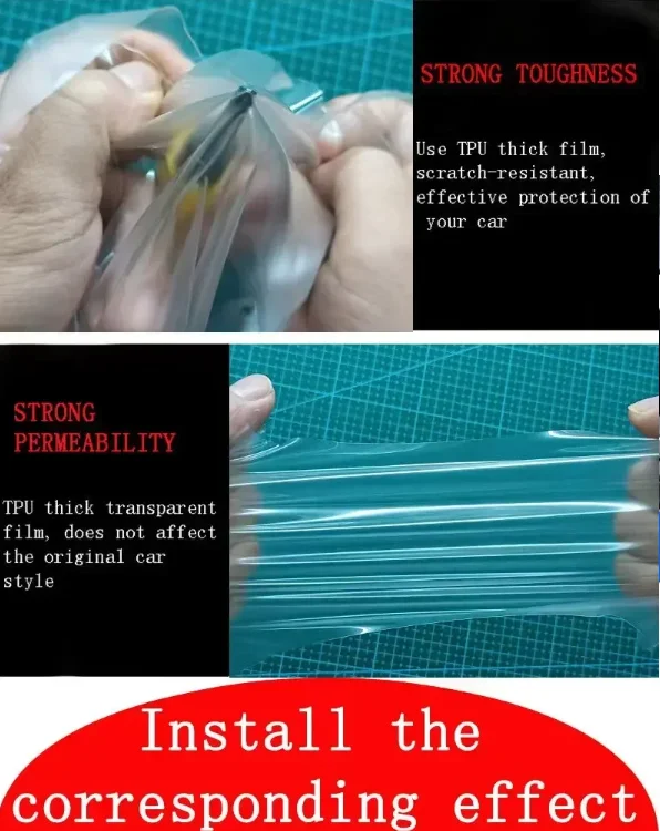 Película transparente de Tpu para Honda Accord 2013-2017, pegatina de protección Interior de coche, Panel de ventana de puerta de tablero de consola central - imagen 3