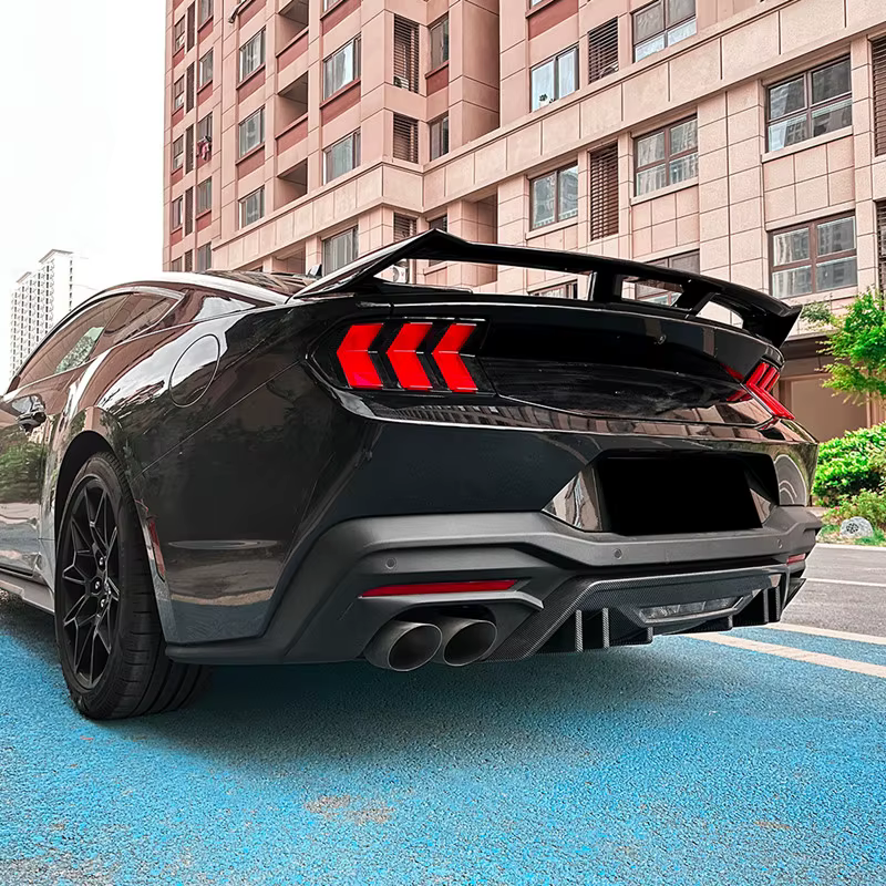 Difusor trasero Monjaro Tuning para Ford Mustang 2024 - imagen 5