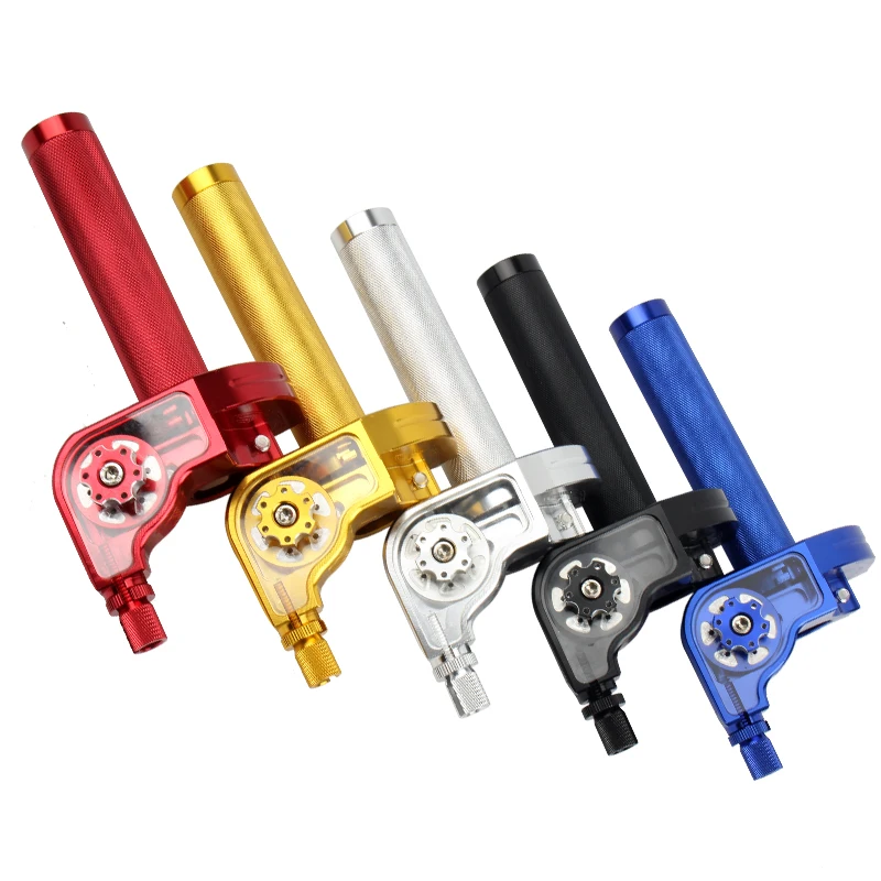 Acelerador giratorio 22 mm CNC aluminio para ciclomotor y ATV