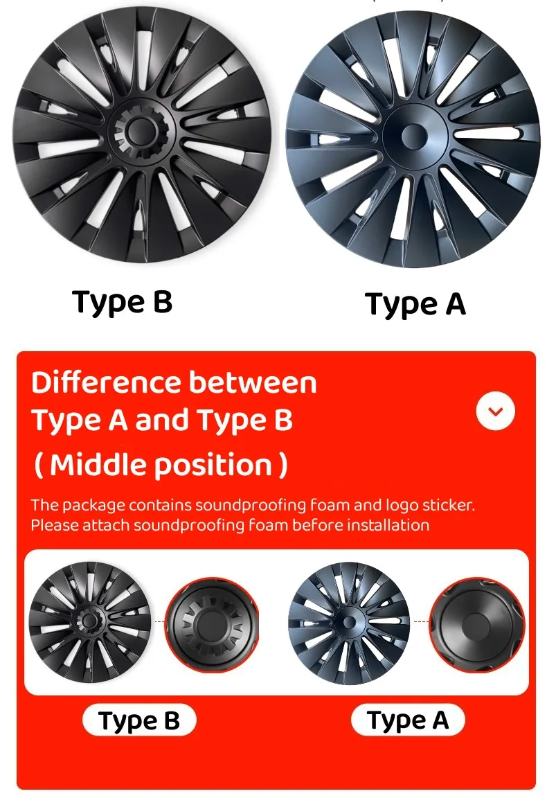 Cubierta de rueda completa para Tesla Model 3 Highland 2024