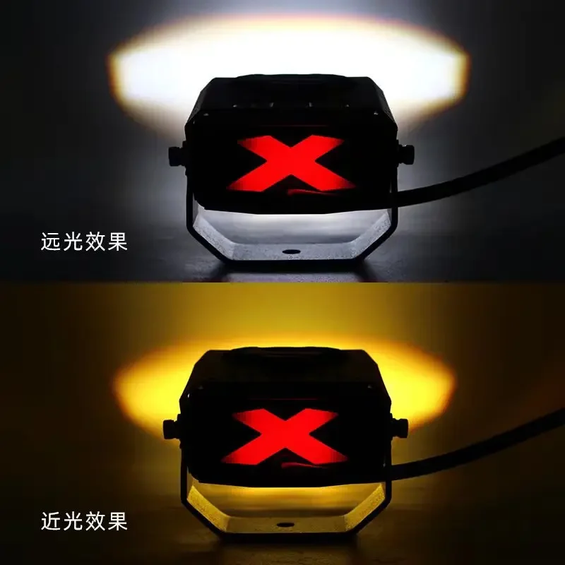 Faro LED multicolor con ojo de Diablo para moto eléctrica - imagen 5