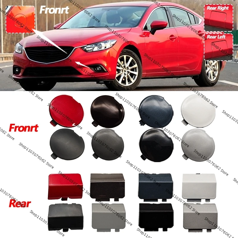Cubierta de gancho de remolque para parachoques de Mazda 6 Atenza