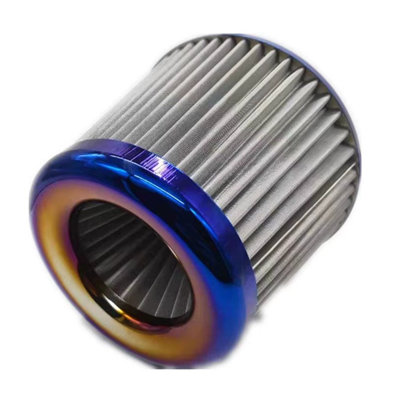 Filtro de aire azul 76mm alto flujo deportivo entrada fría 3 - imagen 5
