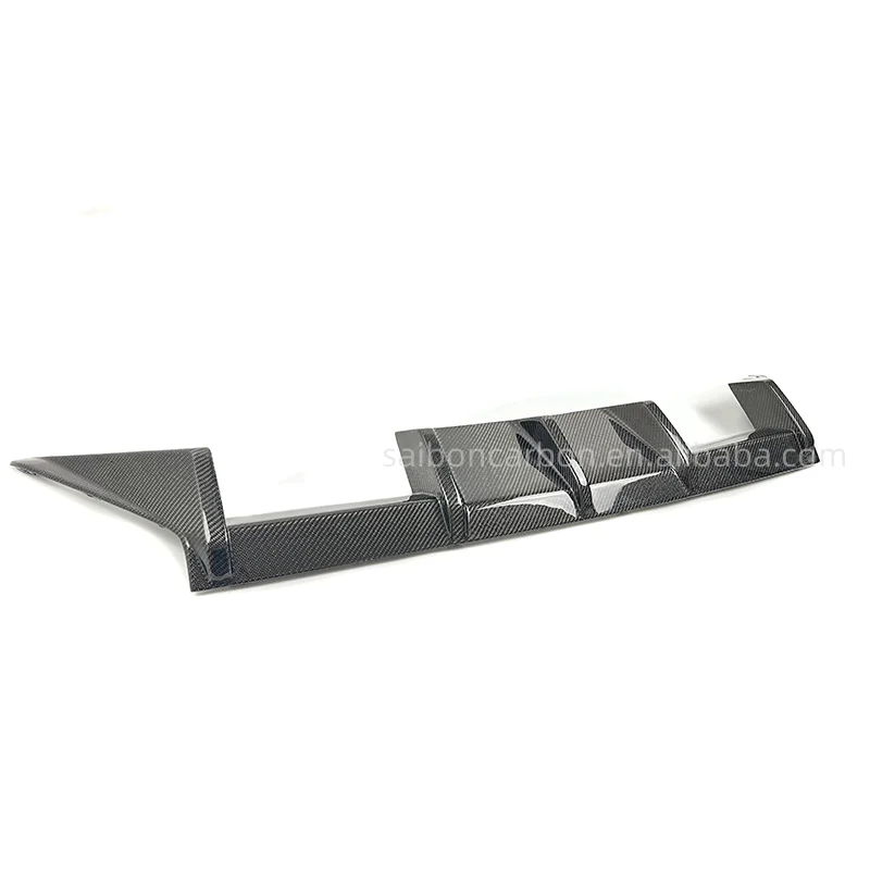 BMW G87 M2 2023 Labio difusor trasero de carbono 3 aletas estilo MP - imagen 4