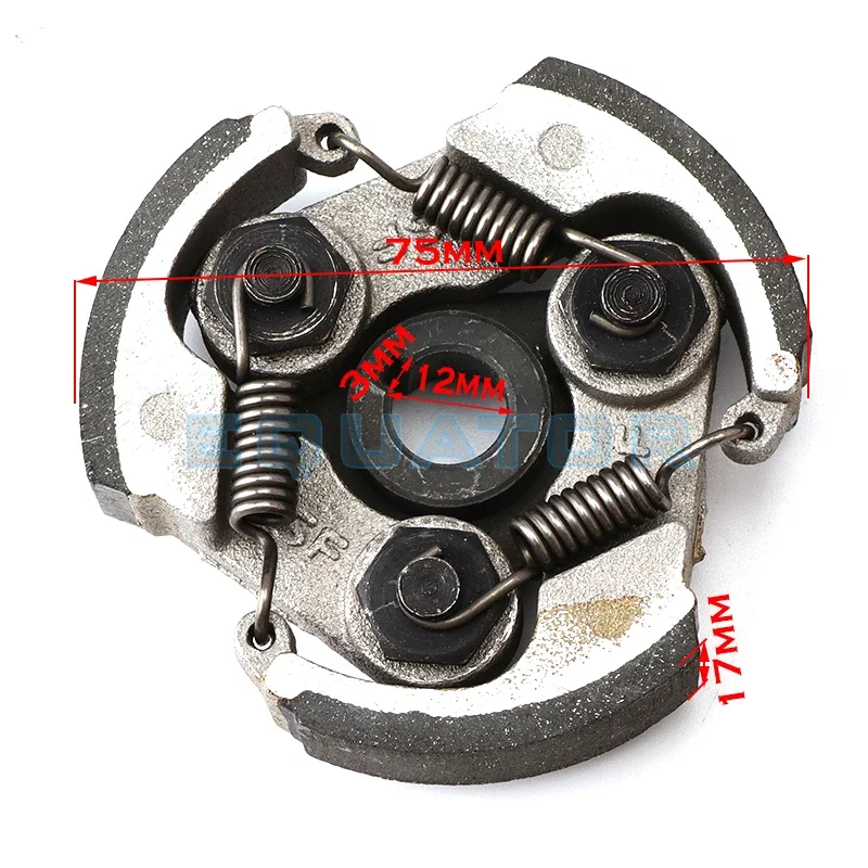 Caja de cambios 25H con embrague para minimoto 47/49 cc 2T - imagen 4