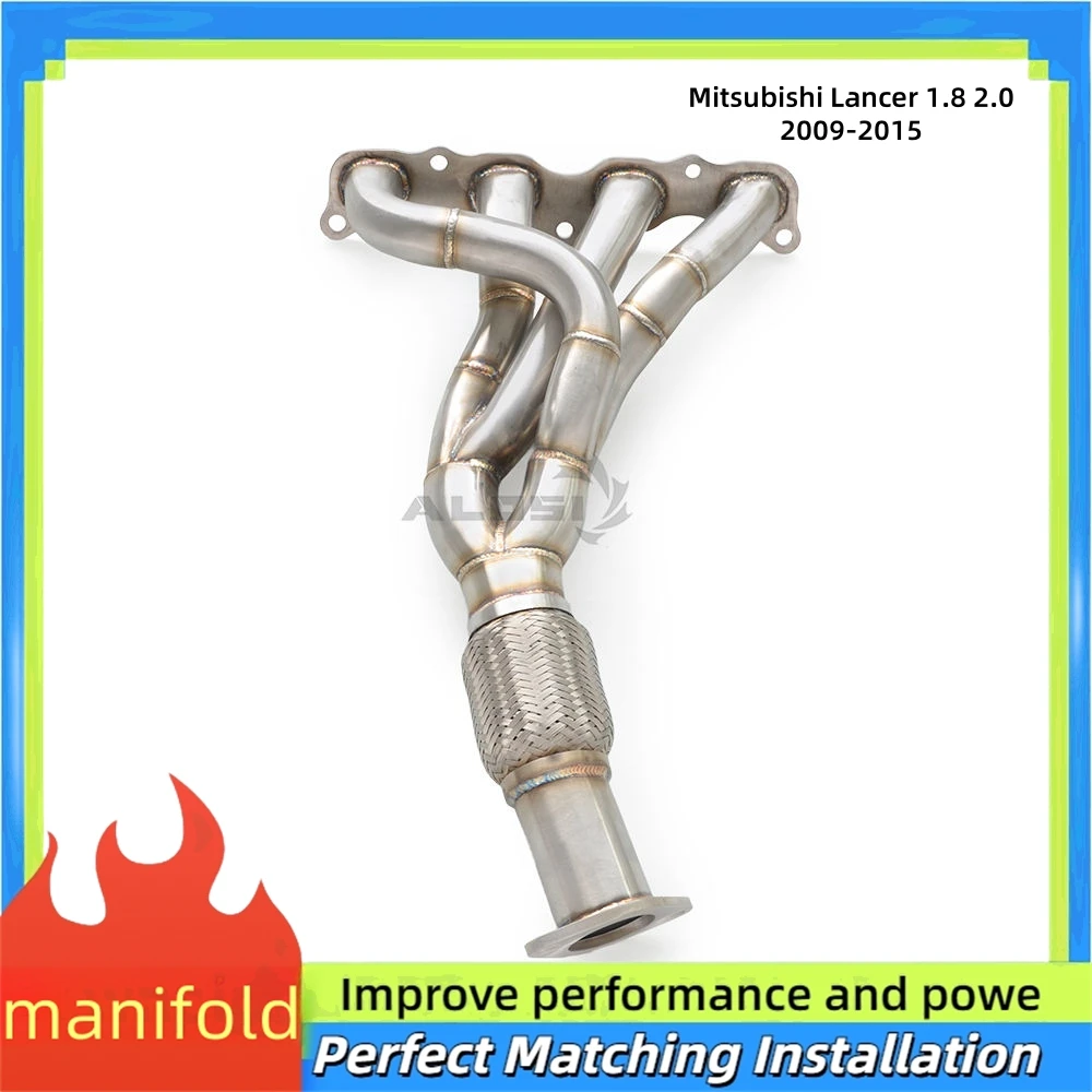 Colector escape acero inoxidable Mitsubishi Lancer 1.8-2.0 2009-2015
