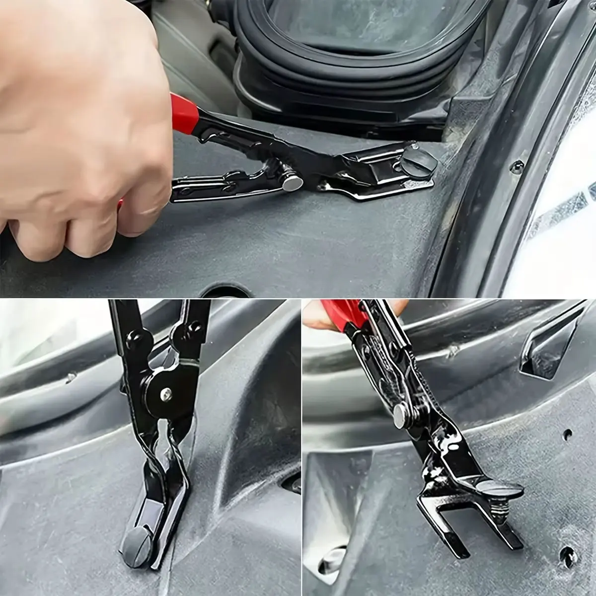 6 tamaños 100 Uds Clip de sujeción automático cuerpo de coche mixto pasador de retenedor de empuje remache parachoques puerta Panel embellecedor retenedor Kit de sujeción removedor - imagen 5