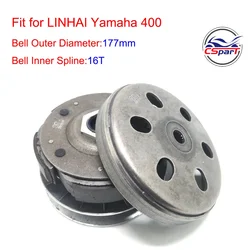 YP400 kit embrague 177 mm 16T para Yamaha Linhai ATV