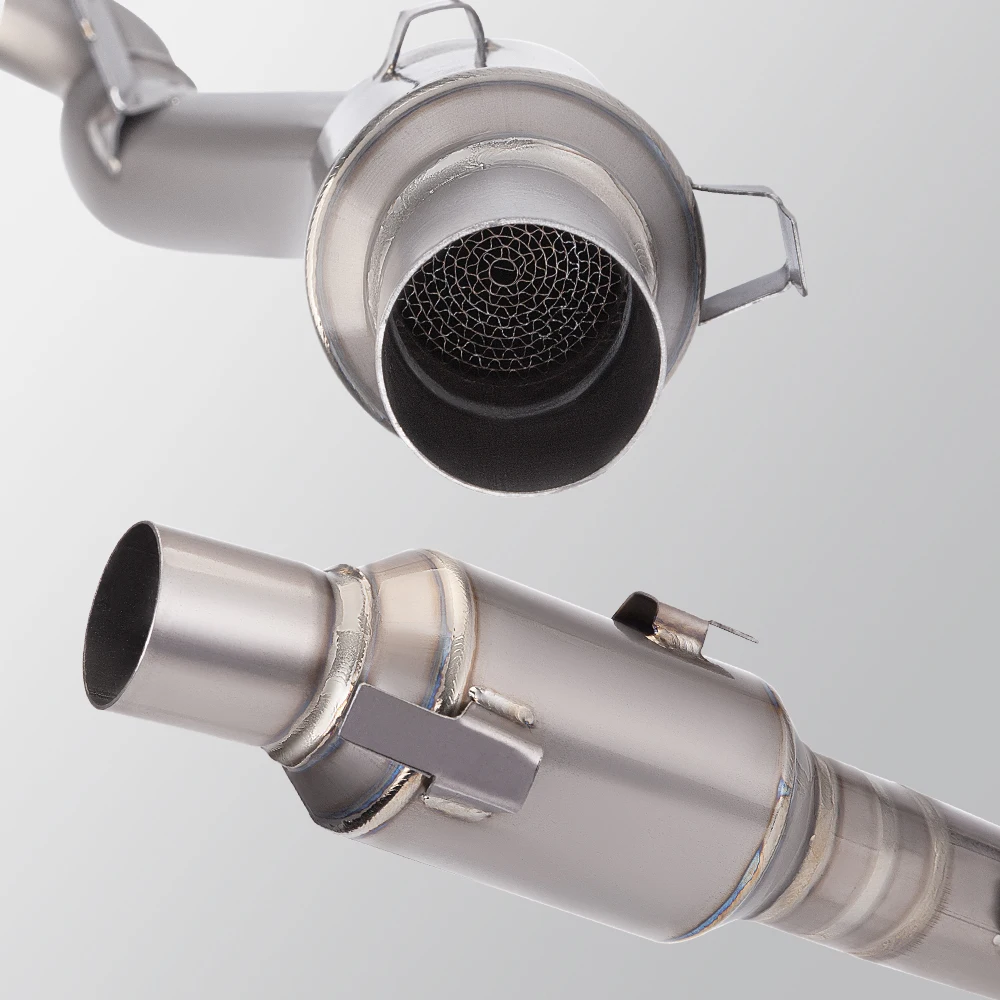 Enlace del sistema de escape de aleación de titanio, Silenciador Original para Triumph Tiger 900, 850 - imagen 3