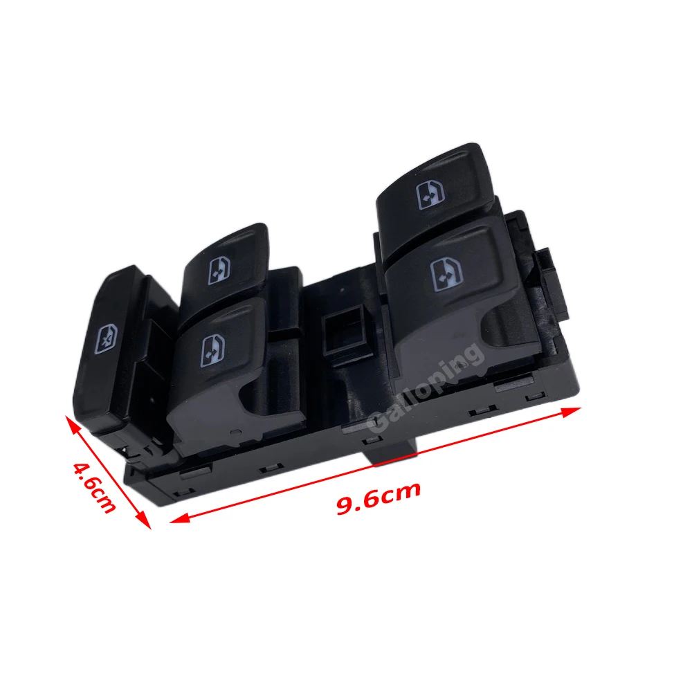 5G0959857D Interruptor elevalunas izquierdo VW Golf y Skoda Superb - imagen 3