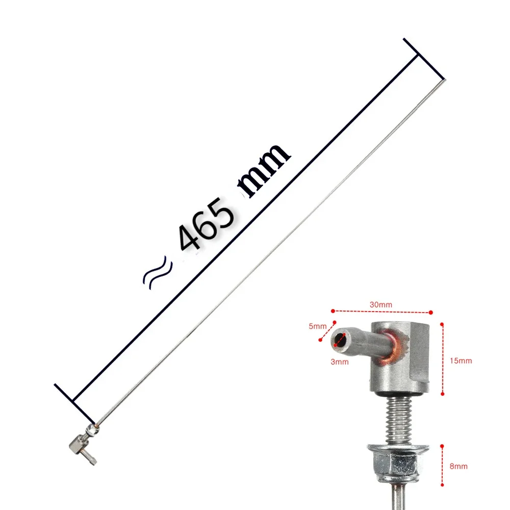 Tubo emisor para depósito de combustible diésel
