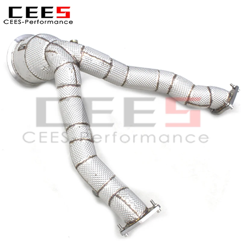 Tubo de bajada Cees acero inoxidable para Porsche Macan 3.0 T - imagen 4