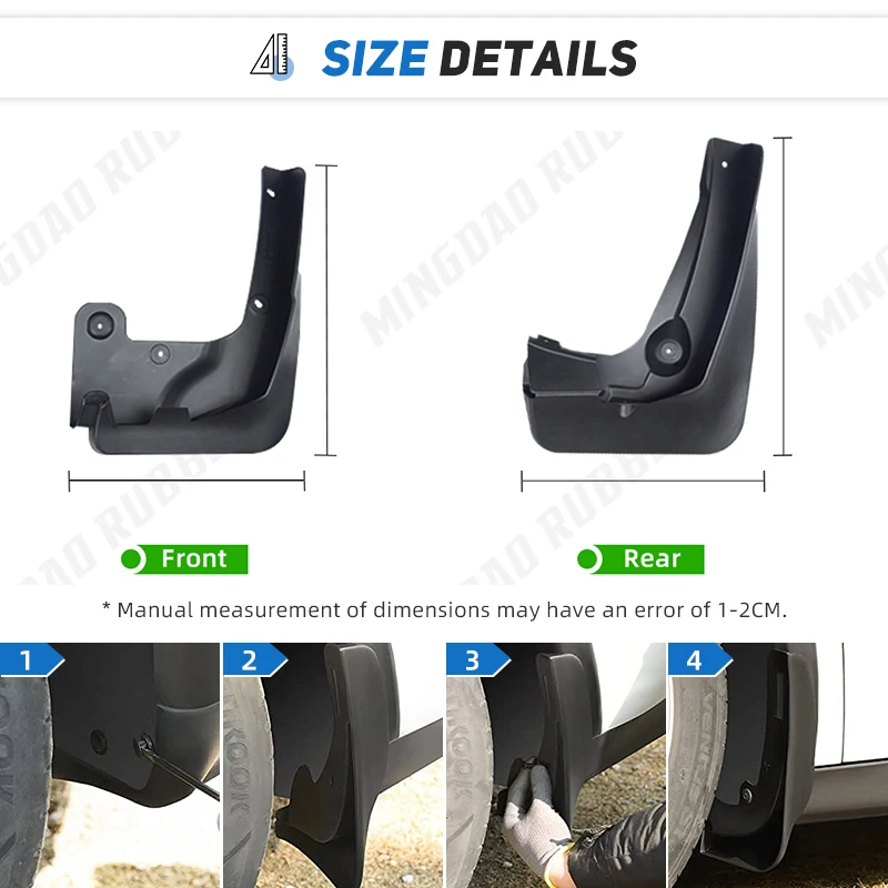 Protector alijo BMW X3 F25 – guardabarros salpicaduras 2014-2017 - imagen 3
