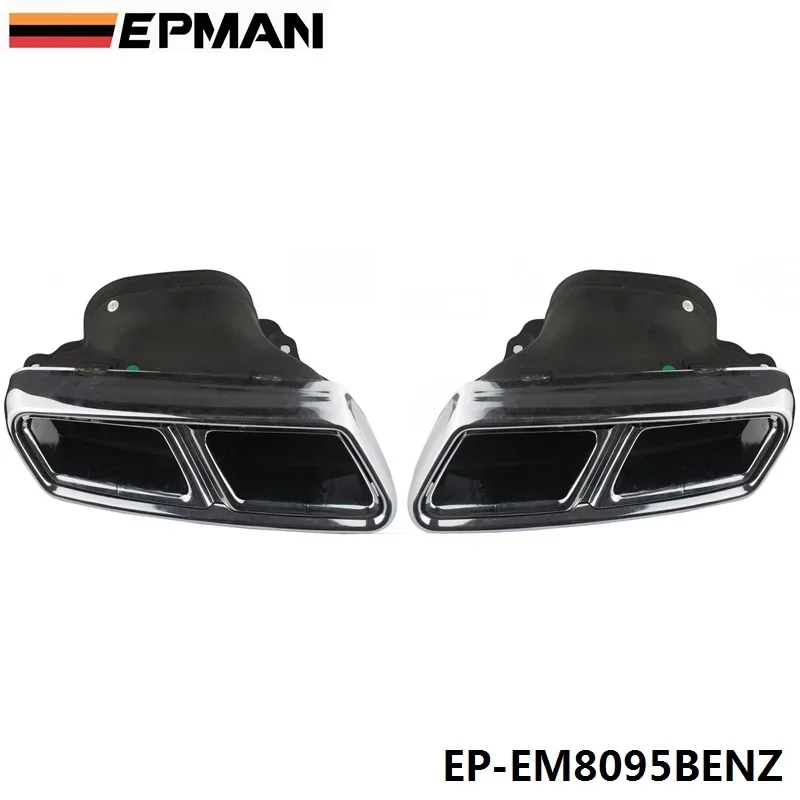 Punta de escape de acero inoxidable 304 para Mercedes Clase S W222