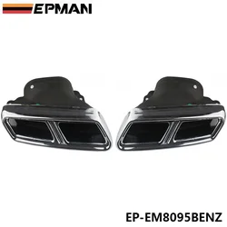 Punta de escape de acero inoxidable 304 para Mercedes Clase S W222