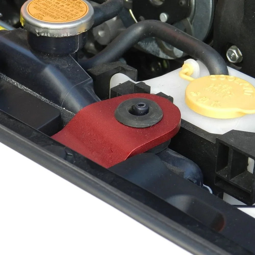Soporte aluminio radiador Subaru Impreza WRX STI – par reforzado - imagen 3