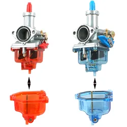 Carburador de cuenco flotante transparente para CG125 TMX125 26-32mm