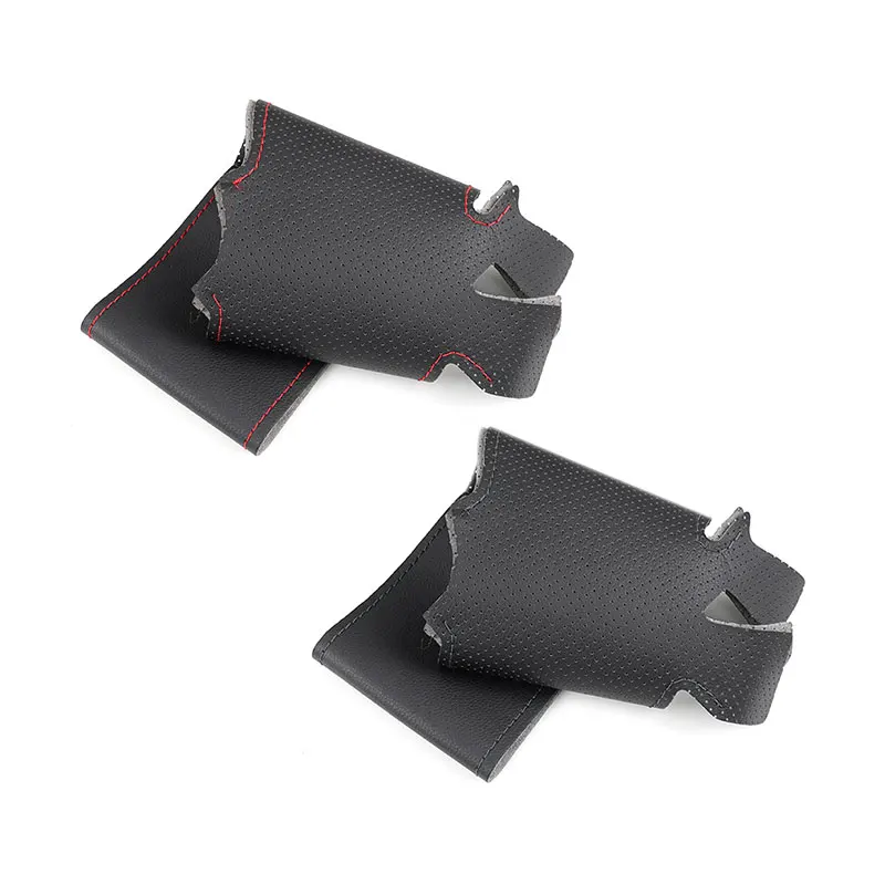 Protector de volante de cuero y microfibra perforado para Audi - imagen 2