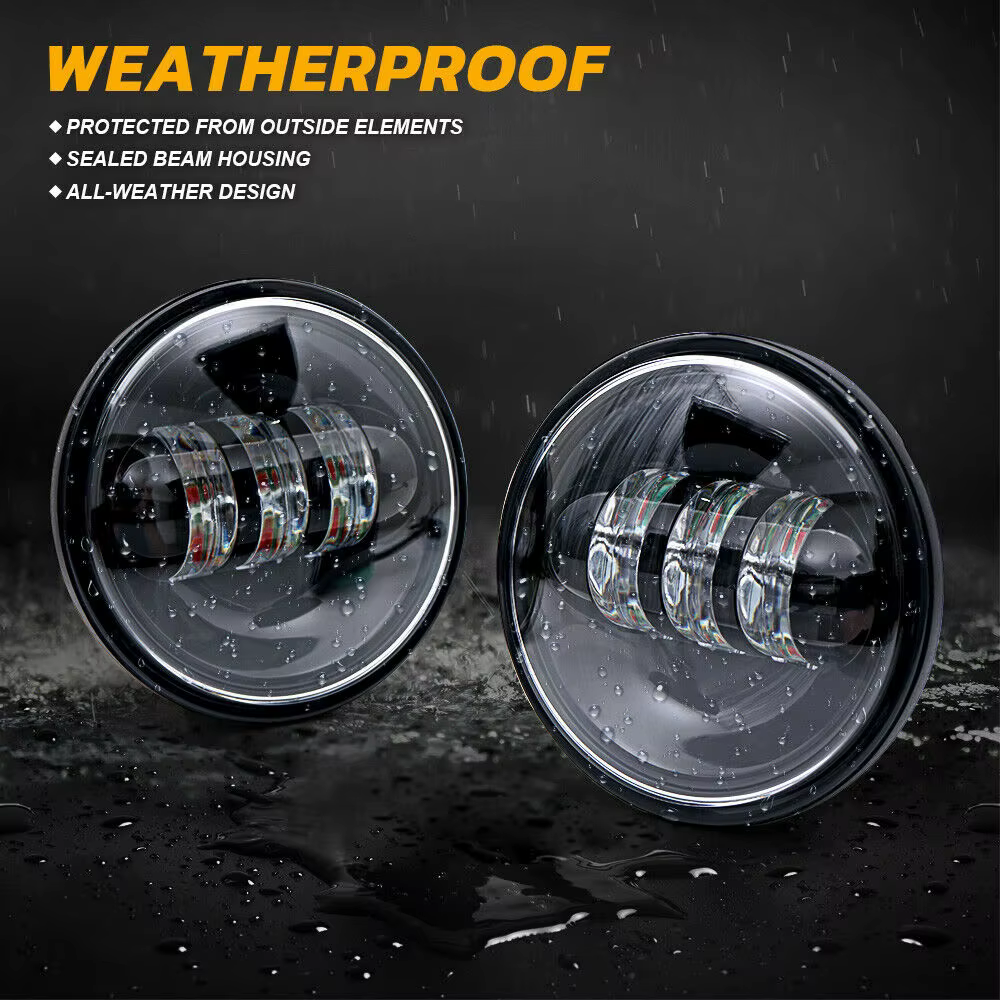 Luz antiniebla LED moto 30W 4,5″ resistente agua - imagen 4
