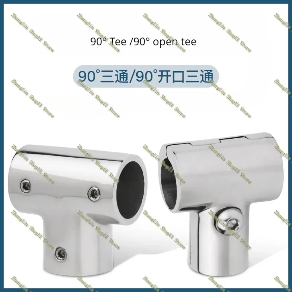 Conector de tubo inoxidable 316 tipo T Junta tres vías
